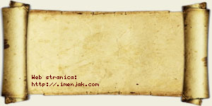 Rumena Nauparac vizit kartica